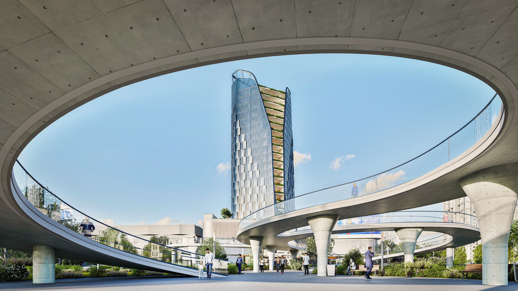 Modern architectural background